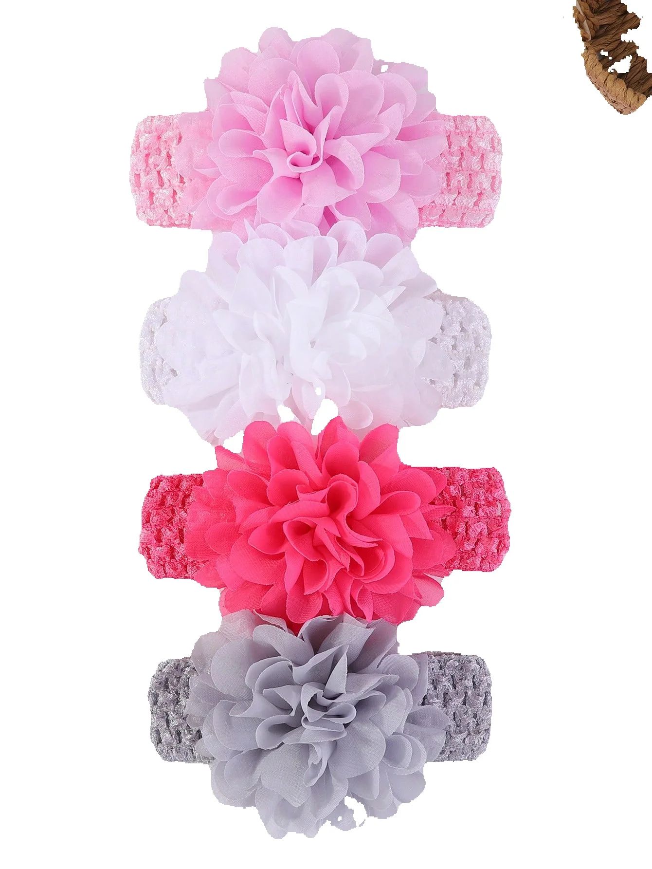 Baby Products Set - 4 шт./компл., 5,3 дюйма, большие шифоновые