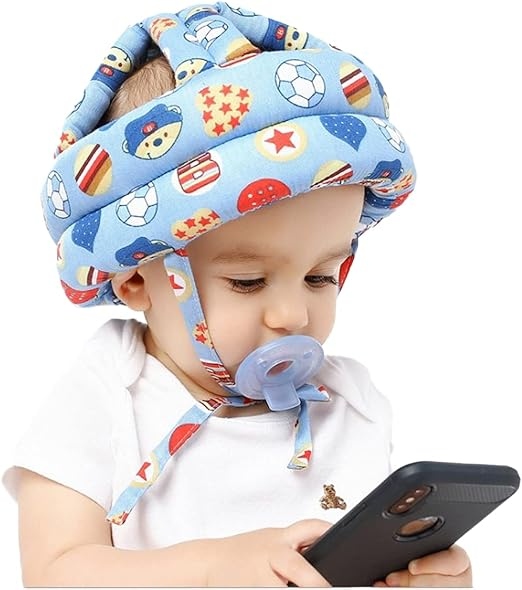 Infant Head Protector - Шапка-протектор для малышей от падений, регулируемая
